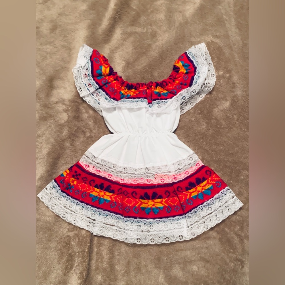 Traditional Mexican baby girl dress